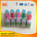 Venta al por mayor Spumual Color Change Number Candles